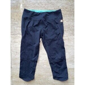 Kyodan Capri Leggings‎ Workout Size P/S Black Green